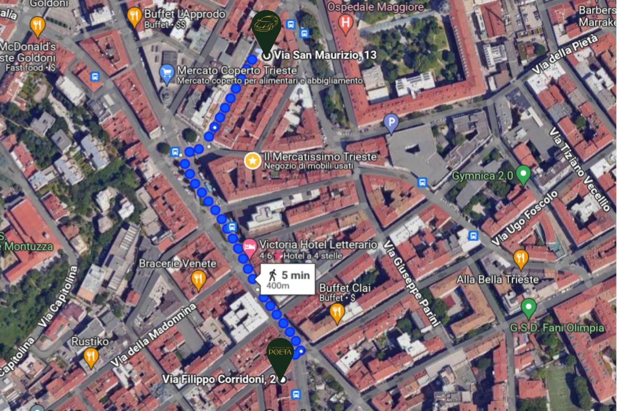 Blake, Attico Centrale Con Parcheggio A Trieste Eksteriør billede